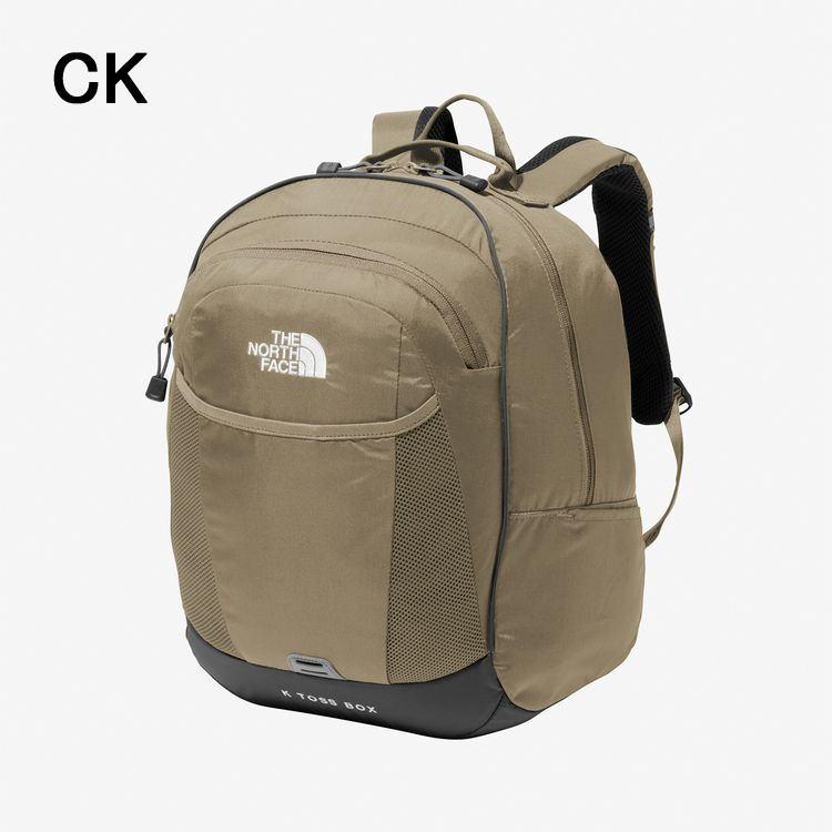 子供 ノースフェイス THE NORTH FACE バッグ キッズ トスボックス K TOSS BOX NMJ72351 K(ブラック) RR(レイジレッド) CK(クラシックカーキ)の画像