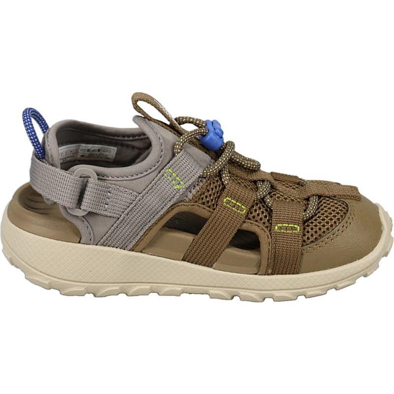 ノースフェイス THE NORTH FACE エクスプローラー キャンプ シャンダル（キッズ） K Explore Camp Shandal シダー×TNFブルー NFJ02693 CB 17.5〜23cm 子供の画像