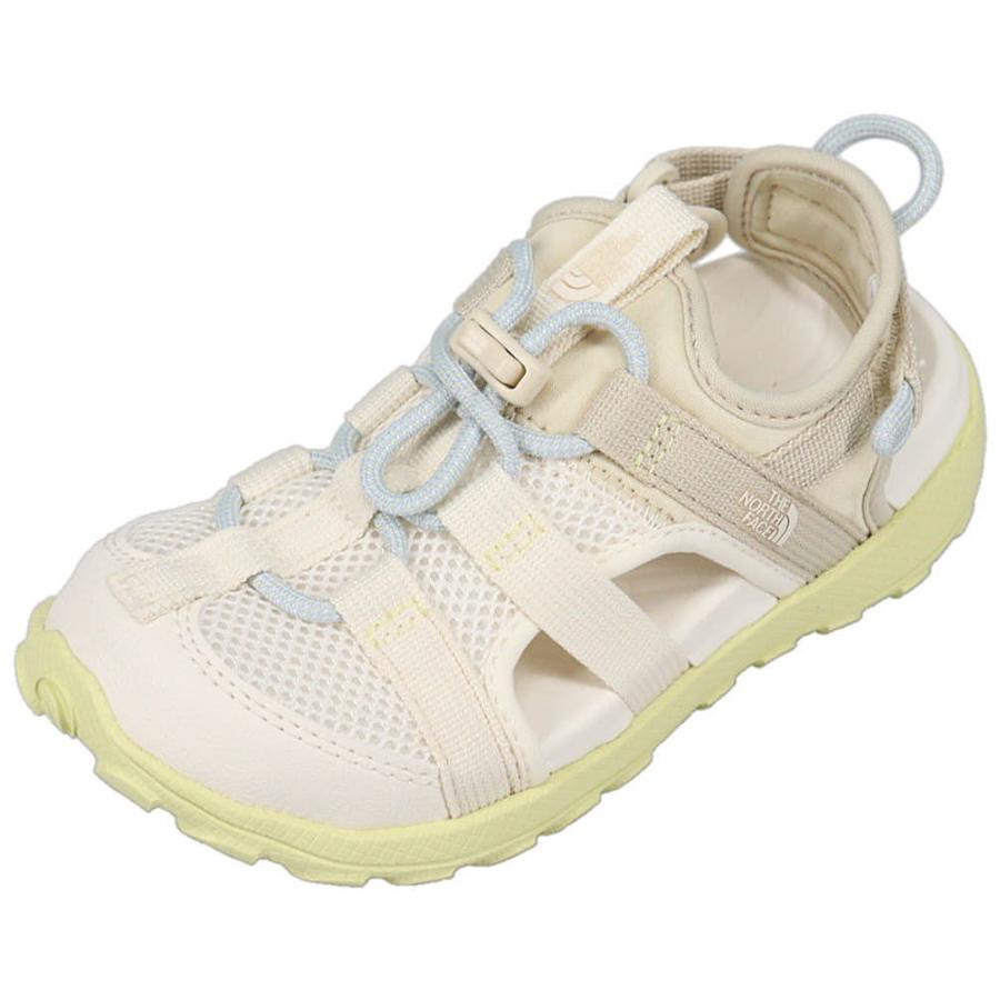 ノースフェイス エクスプローラー キャンプ シャンダル（キッズ） ホワイトデューン×デザートストーン NFJ02693 WD 17.5〜23cm 子供の画像