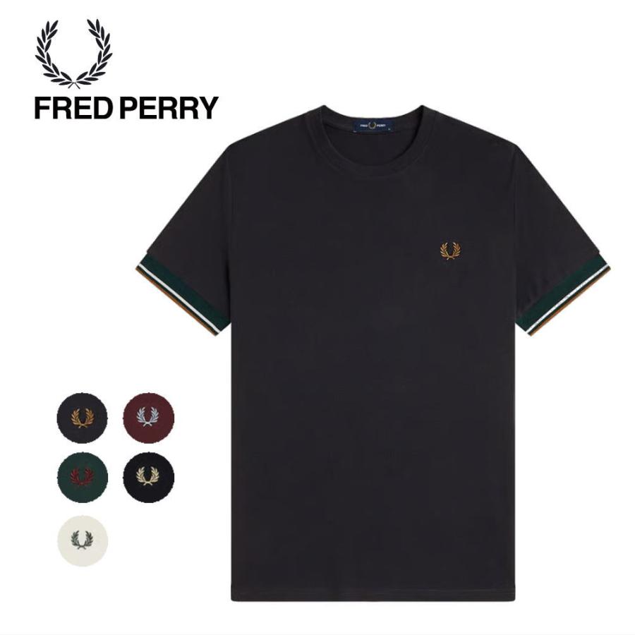 FRED PERRY（フレッドペリー） ツインティップ カフ Tシャツ Twin