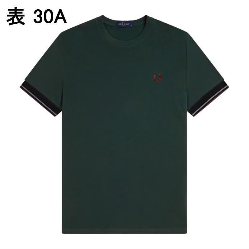 FRED PERRY Twin Tip Shirt ブラック M フレッドペリー FRED PERRY（フレッドペリー） ツインティップ カフ Tシャツ Twin