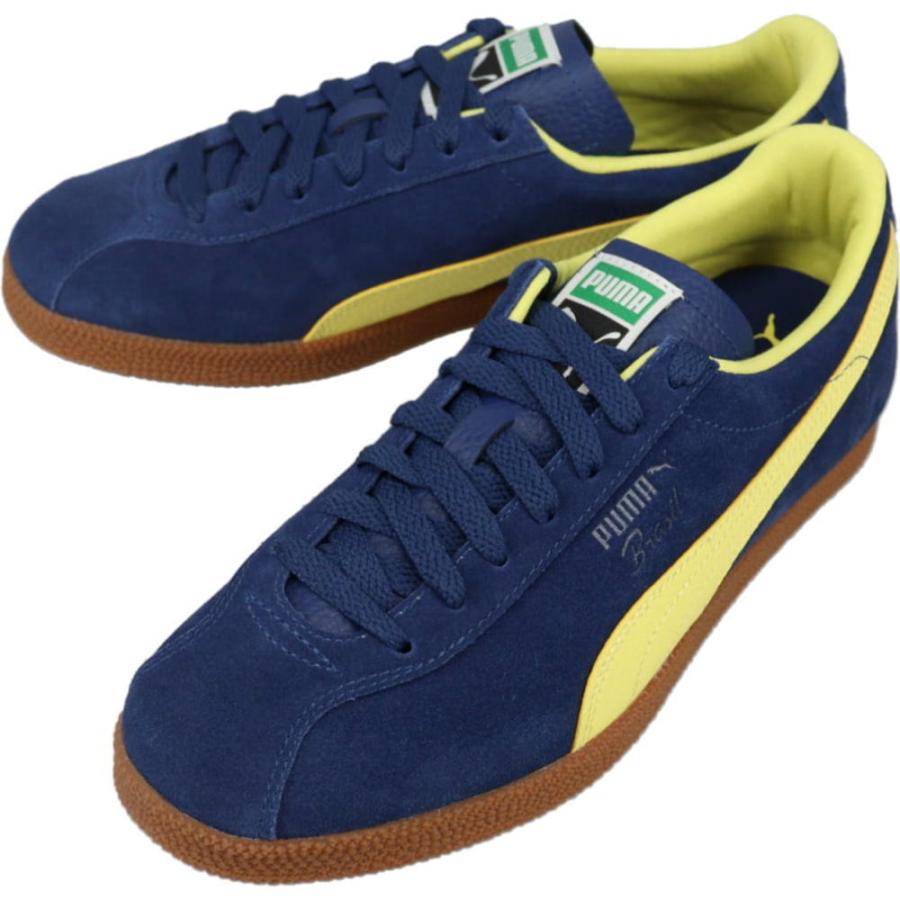PUMA（プーマ） スニーカー ブラジル レザー Brasil LTH ブルー