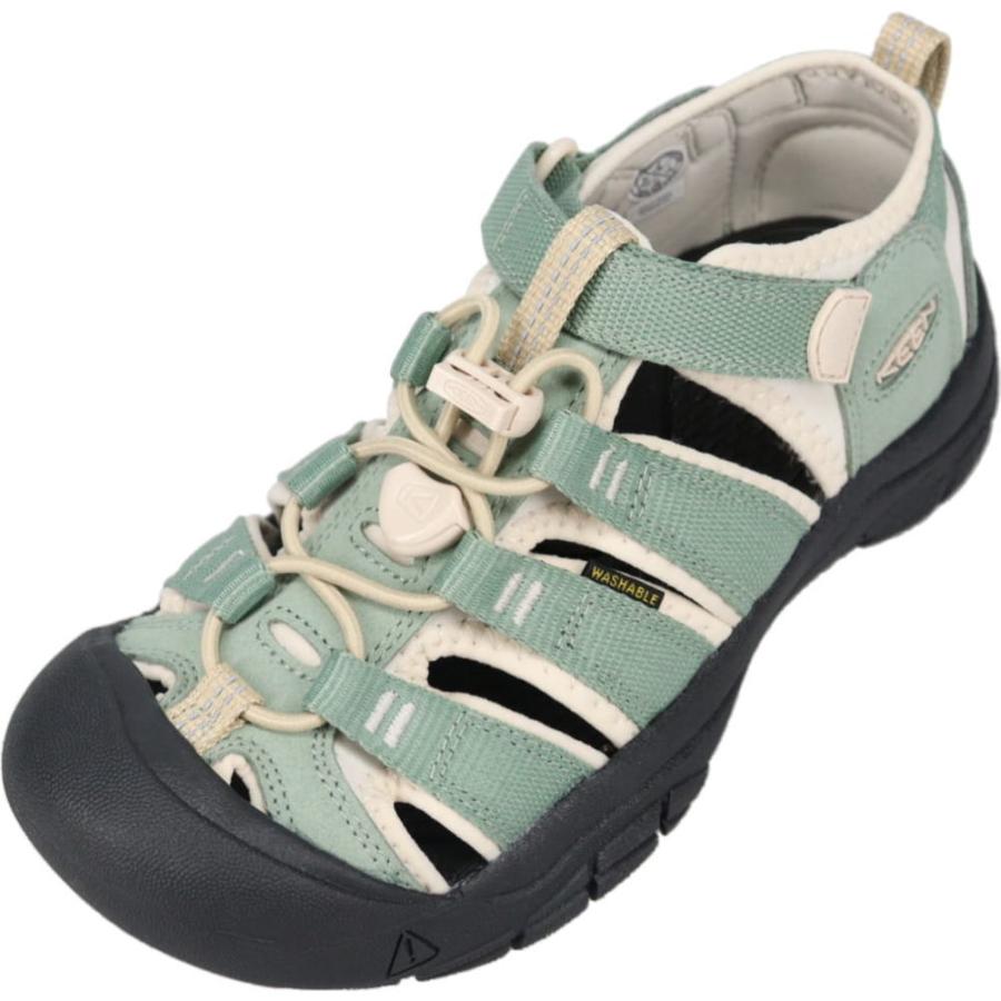 キーン KEEN キッズ サンダル ニューポート エイチツー NEWPORT H2 リリーパッド/ブラック 1032142 YOUTH(20cm〜23.5cm) 子供の画像