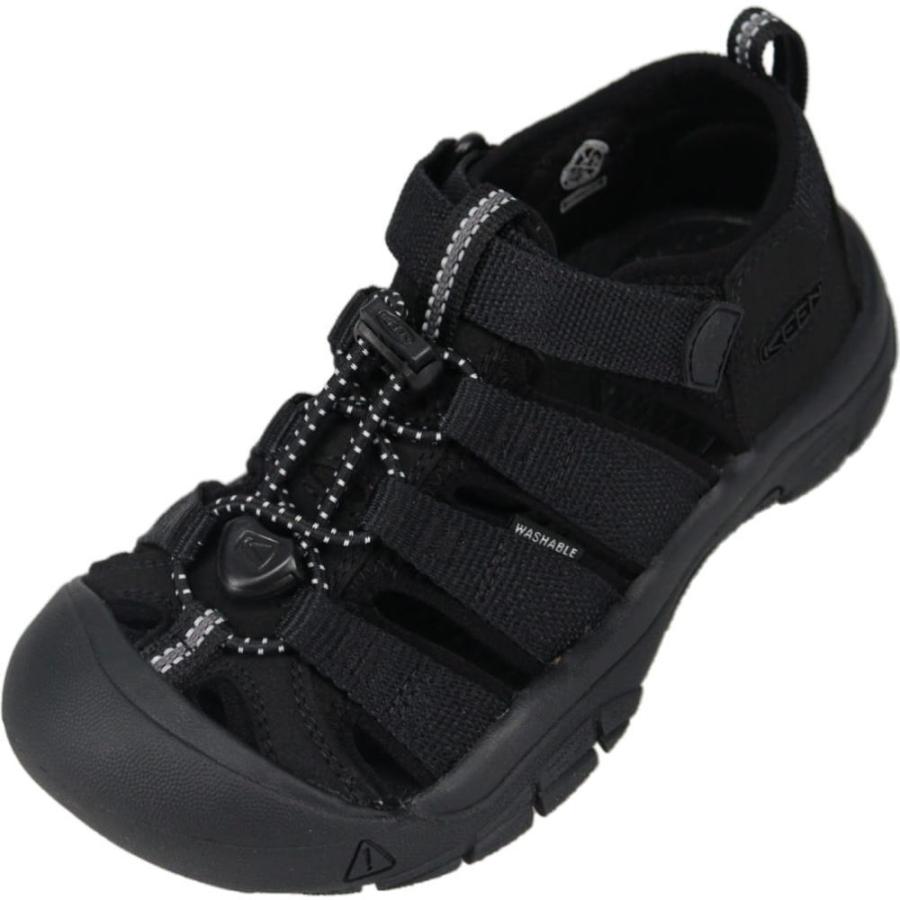 キーン KEEN キッズ サンダル ニューポート エイチツー NEWPORT H2 トリプルブラック 1032145 YOUTH(20cm〜23.5cm) 子供の画像