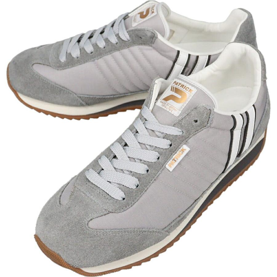 PATRICK マラソン marathon ベージュ グレー 23.5 PUMA PATRICK（パトリック） 防水スプレー吹きかけサービス 交換返品送料