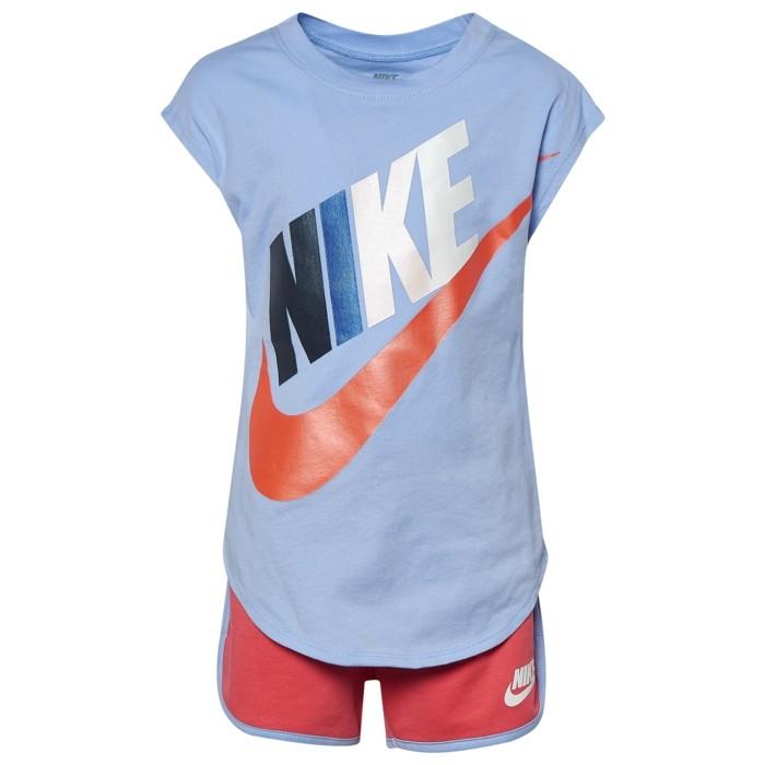 ナイキ 海外モデル ベビー 半袖 Tシャツ ショーツ ハーフパンツ 赤ちゃん用 S T Shirt Girls Nike Futura 当店一番人気