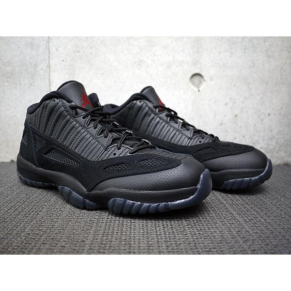 AIR JORDAN 11 RETRO LOW IE REFREE エア ジョーダン 11 レトロ ローカット IE レフリー 【MENS】 black/true red 306008-003 JORDAN LOW IE