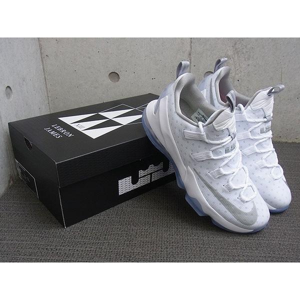 激安】 【未使用】NIKE ナイキ レブロン 13 ローカット シルバー