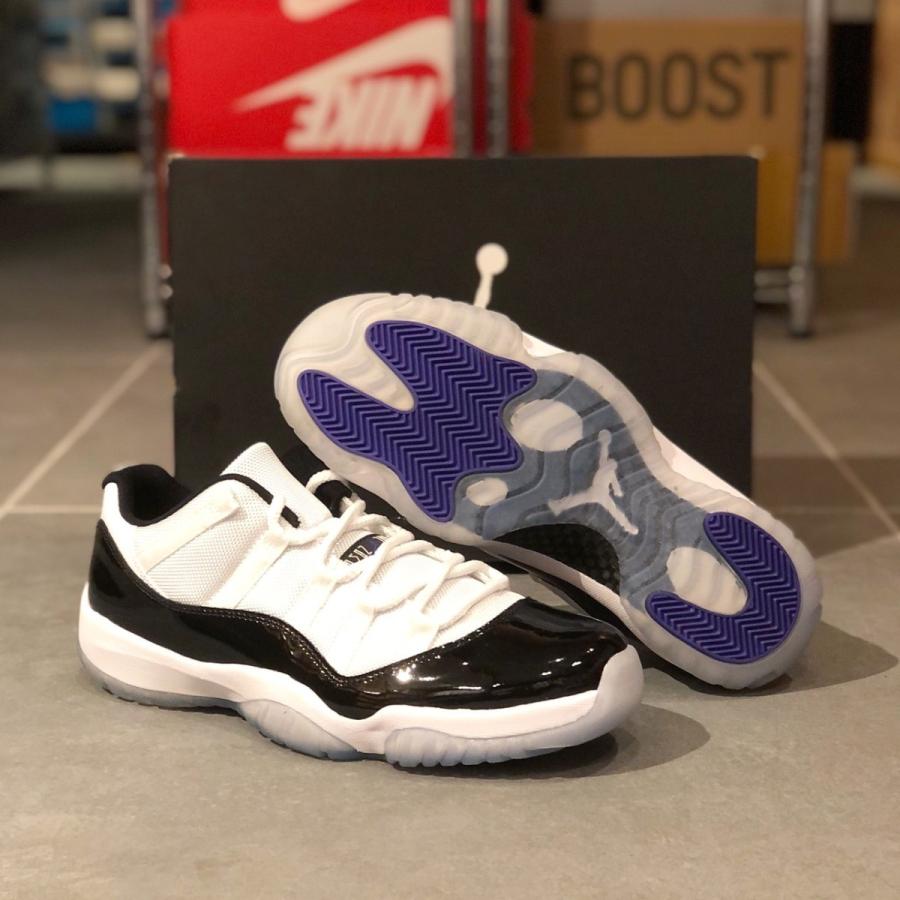 Air Jordan 11 Retro Low Concord エア ジョーダン 11 レトロ ローカット コンコルド Men S White Black Dark Concord 5285 153 Sn3860 Sneaker Plusone 通販 Yahoo ショッピング
