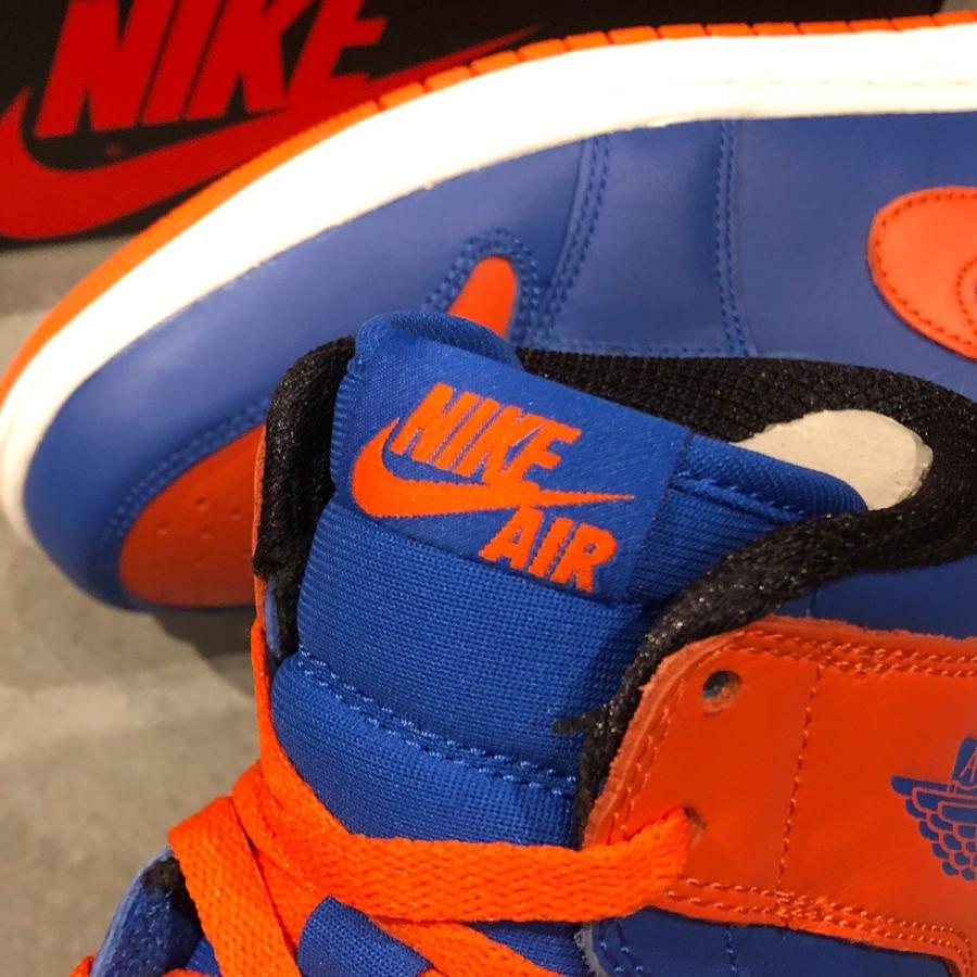 Air Jordan 1 Retro High Og Knicks ナイキ エア ジョーダン 1 レトロ ハイ ニックス Men S Game Royal Team Orange Game Royal 5550 407 Sn4098 Sneaker Plusone 通販 Yahoo ショッピング