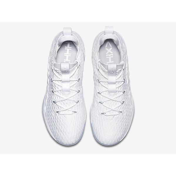 nike lebron 15 low white metallic