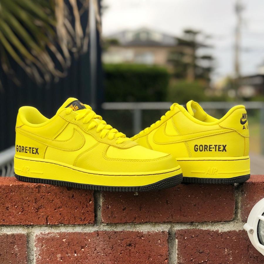 Nike Air Force 1 Gtx Low Gore Tex ナイキ エア フォースワン ゴアテックス Men S Dynamic Yellow Black Ck2630 701 Sn4776 Sneaker Plusone 通販 Yahoo ショッピング
