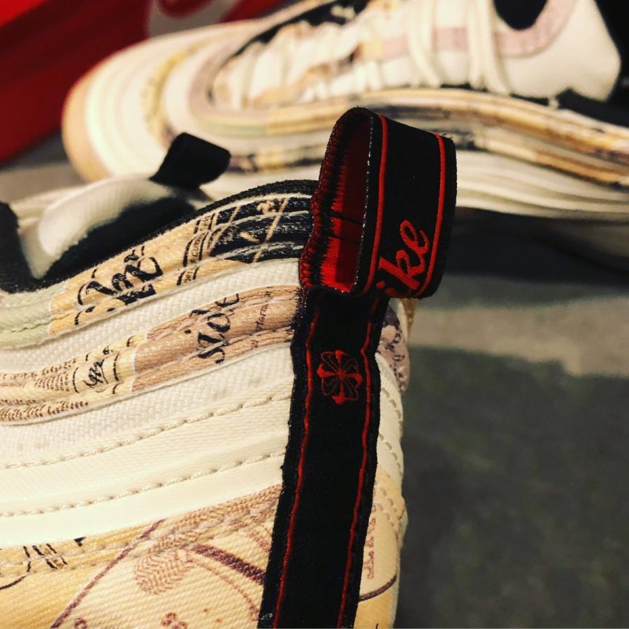 Nike Air Max 97 Newspaper ナイキ エア マックス 97 ニュースペーパー 風車ナイキ Men S Sail Black Team Orange White 9216 108 Sn5019 Sneaker Plusone 通販 Yahoo ショッピング