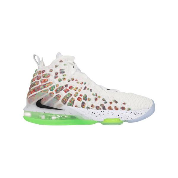 Nike Lebron Xvii Gs 039 Air Command Force 039 ナイキ レブロン 17 Boy 039 S White Black Multi Color Bq5594 100