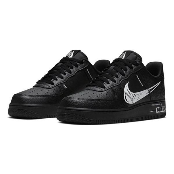 mens black and white air force