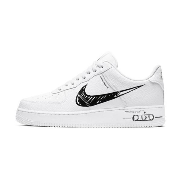 送料無料 Air Force 1 Low Sketch ナイキ エアフォースワン スケッチ Men S White Black White Cw7581 101 最安値に挑戦 Ridecore Co
