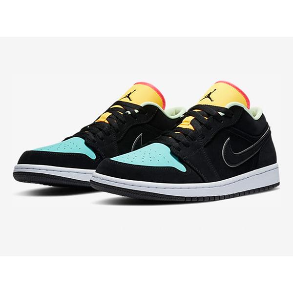 jordan 1 black aurora green