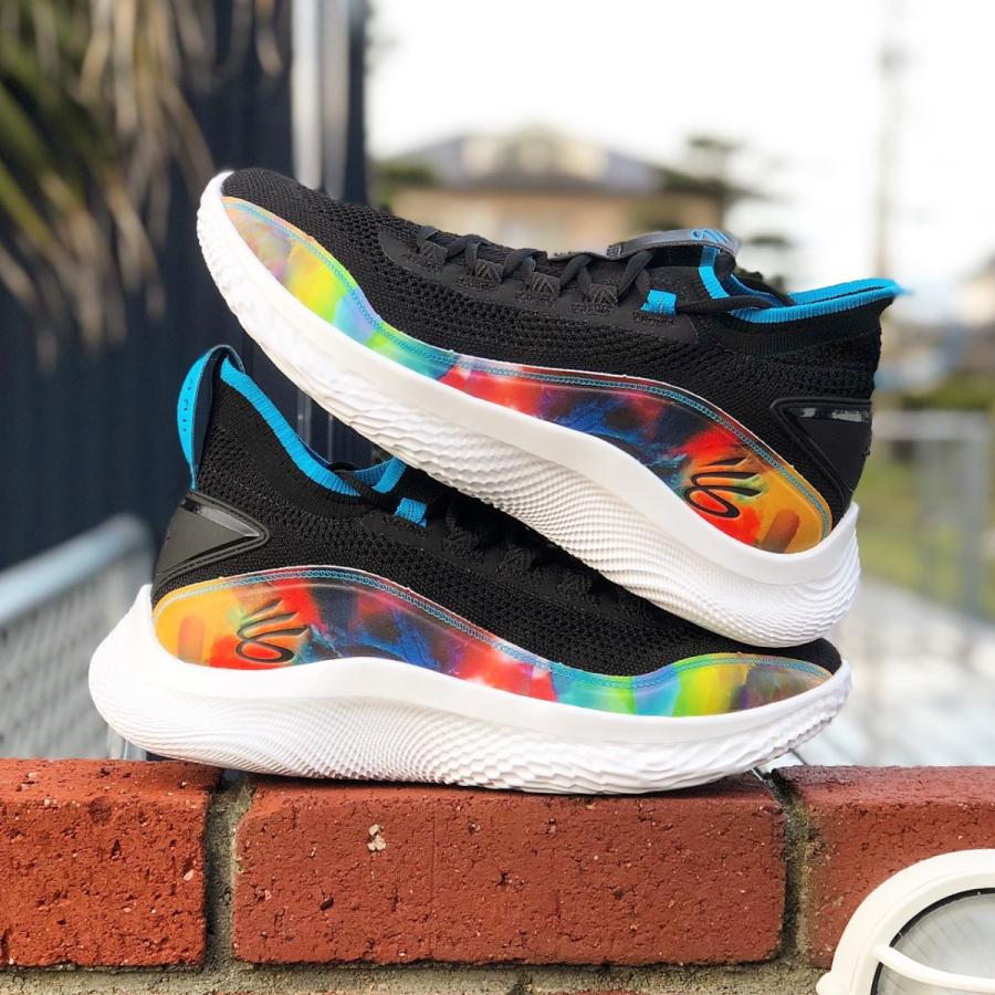 Under Armour Curry Flow 8 039 Tie Dye Black 039 アンダーアーマー 001 並行輸入品 Black Men 039 S カリー White White