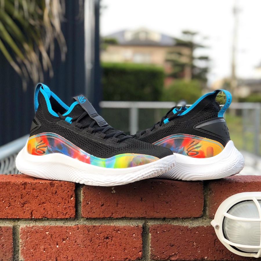 Under Armour Curry Flow 8 039 Tie Dye Black 039 アンダーアーマー 001 並行輸入品 Black Men 039 S カリー White White