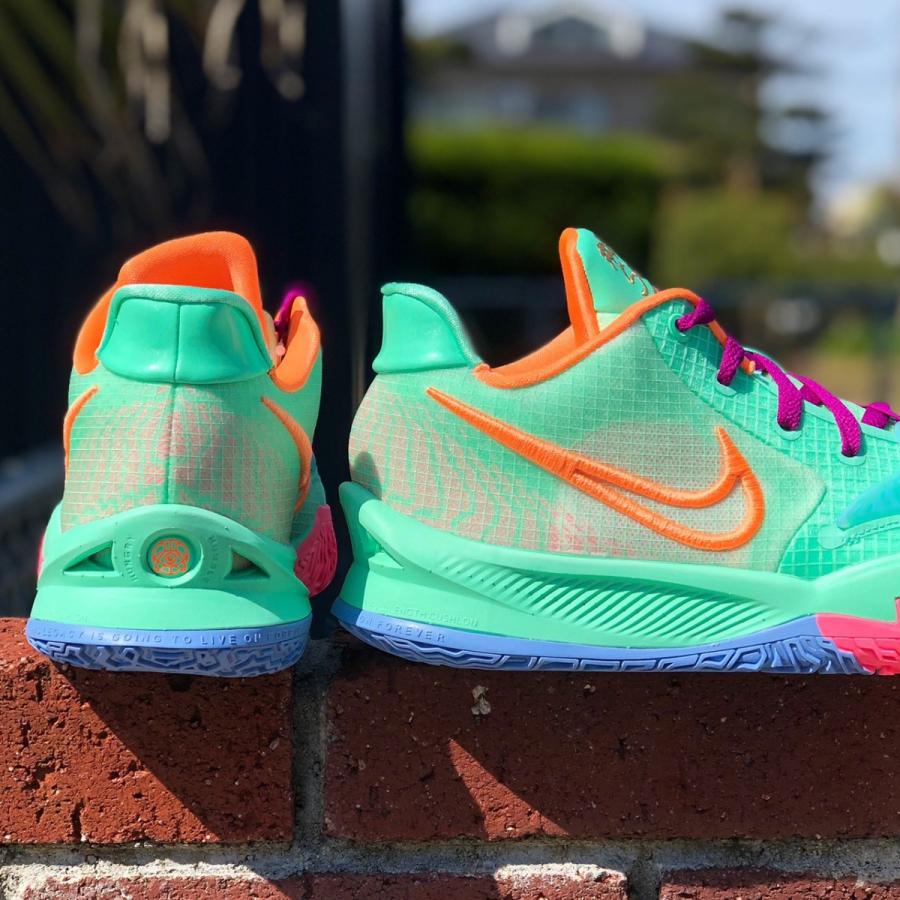 超ポイントアップ祭 ナイキ Plum Red Orange Atomic Glow Green 4 Low Kyrie Shoes Men S Nike スニーカー バスケットボールシューズ バッシュ 4 ロー カイリー シューズ メンズ バスケットシューズ シューズ