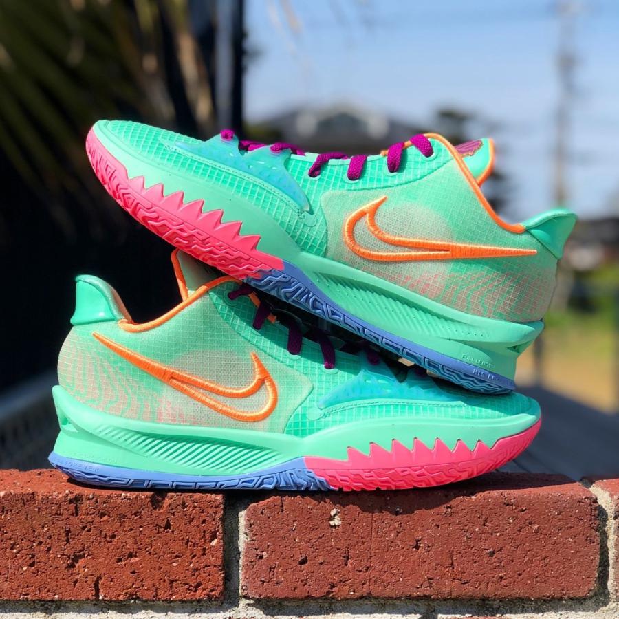 超ポイントアップ祭 ナイキ Plum Red Orange Atomic Glow Green 4 Low Kyrie Shoes Men S Nike スニーカー バスケットボールシューズ バッシュ 4 ロー カイリー シューズ メンズ バスケットシューズ シューズ
