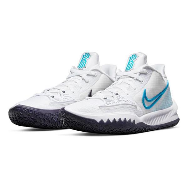 NIKE KYRIE LOW 4 EP ナイキ カイリー ローカット 4 【MEN'S】 white/laser blue-dark raisin CZ0105-100｜sneakerplusone