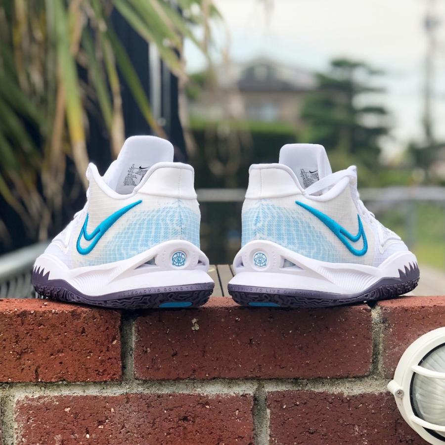 NIKE KYRIE LOW 4 EP ナイキ カイリー ローカット 4 【MEN'S】 white/laser blue-dark raisin CZ0105-100｜sneakerplusone