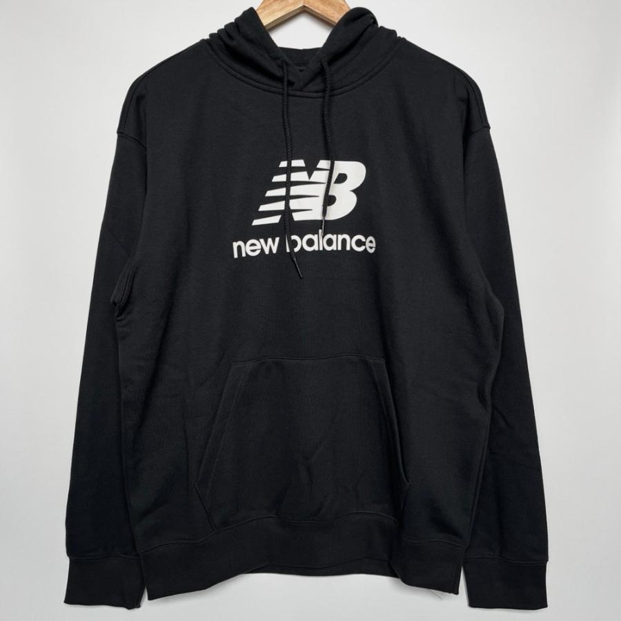 New Balance（ニューバランス） new balance MT41501 BK(ブラック) Stacked Logo メンズスウェット ...