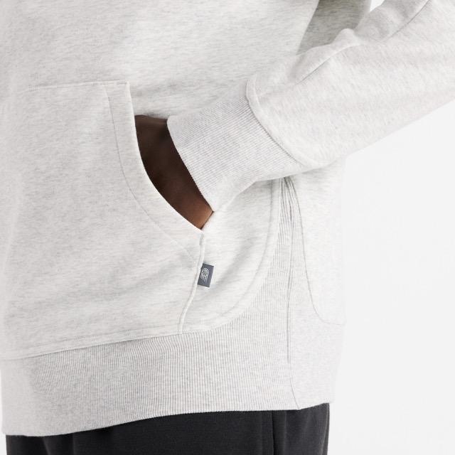 ニューバランス new balance MT44583 AHH(アッシュヘザー) メンズ ユニフォームフーディ NB Hoops 男性 紳士 ロゴ アパレル NB 2024秋冬 New Balance（ニューバランス） new balance MT44583 AHH(アッシュ