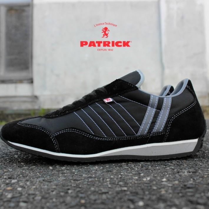 交換返品送料無料 パトリック スニーカー スタジアム ブラック PATRICK STADIUM BLK 23011 定番 PATRICK（パトリック） 交換返品送料無料 スニーカー スタジアム