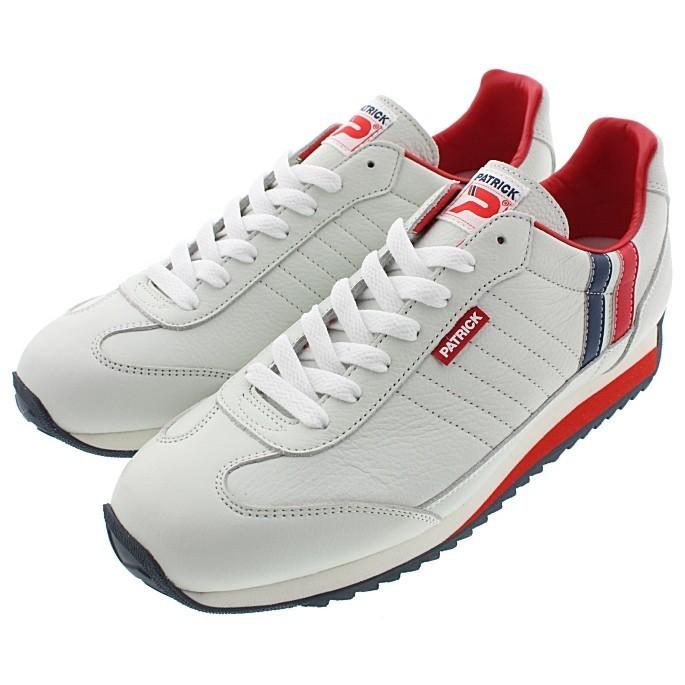 交換返品送料無料 パトリック スニーカー マラソン レザー トリコロール PATRICK MARATHON-L TRC 98800 定番 PATRICK（パトリック） 交換返品送料無料 スニーカー マラソン レザー