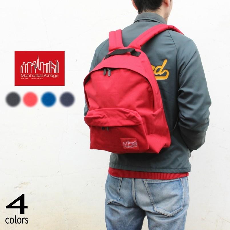 定番 マンハッタンポーテージ バッグ ビッグ アップル バックパック 1210 ブラック(BLK) レッド(RED) ネイビー(NVY) ダークネイビー(DNVY) Manhattan Portage（マンハッタンポーテージ） 定番 バッグ ビッグ