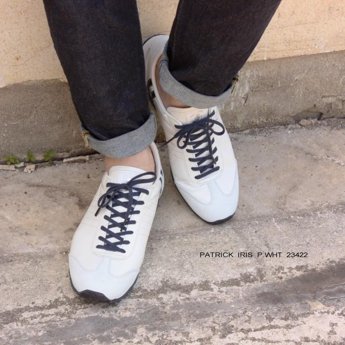 交換返品送料無料 パトリック スニーカー アイリス パールホワイト PATRICK IRIS P.WHT 23422 定番 PATRICK（パトリック） 交換返品送料無料 スニーカー アイリス パール