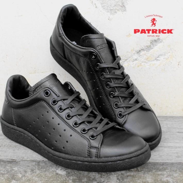 交換返品送料無料 パトリック スニーカー パンチ 14 ブラック PATRICK PUNCH 14 BLK 14101 定番 PATRICK（パトリック） 交換返品送料無料 スニーカー パンチ 14