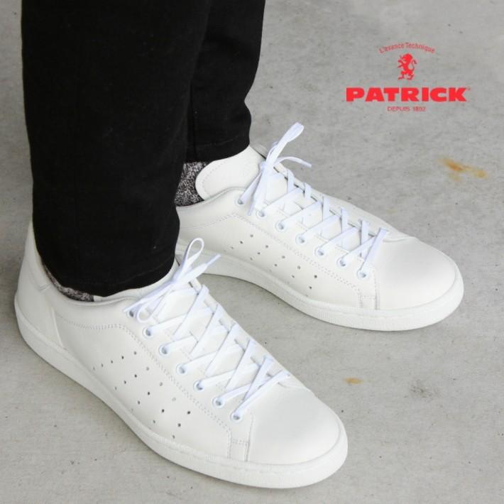 交換返品送料無料 パトリック スニーカー パンチ 14 ホワイト PATRICK PUNCH 14 WHT 14100 定番 PATRICK（パトリック） 交換返品送料無料 スニーカー パンチ 14