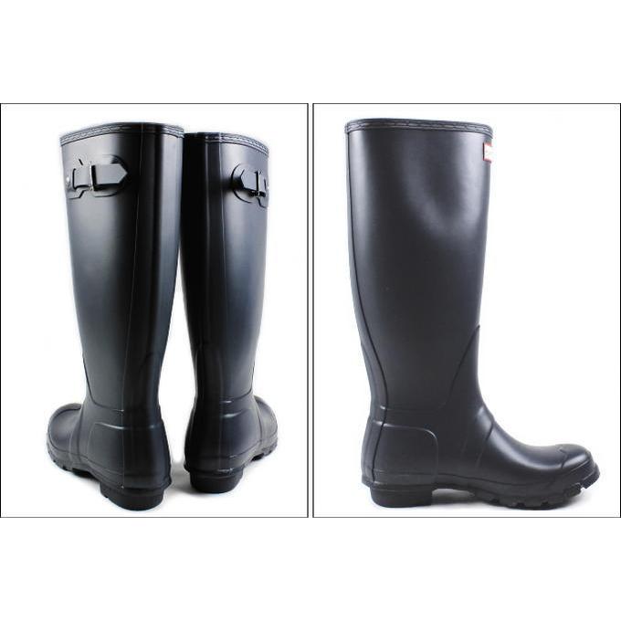 HUNTERレインブーツORIGINAL TALLWFT1000RMAネイビー レディース オリジナル ショート レイン ブーツ - ネイビー