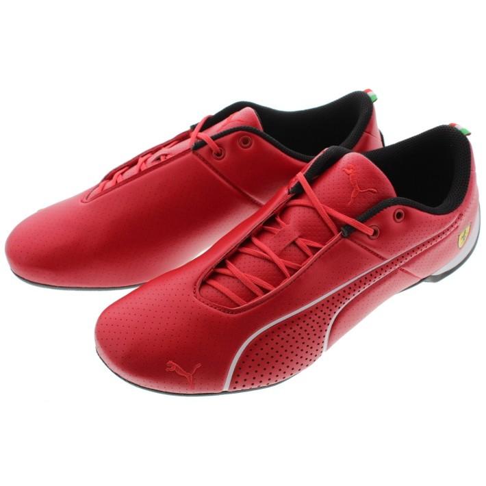 セットアップ Sf スニーカー Puma プーマ おしゃれ フェラーリ ドライビングシューズ レザー メンズ フューチャー 01 ロッソコルサ プーマホワイト Ultra Cat Future Sf ウルトラ キャット シューズ