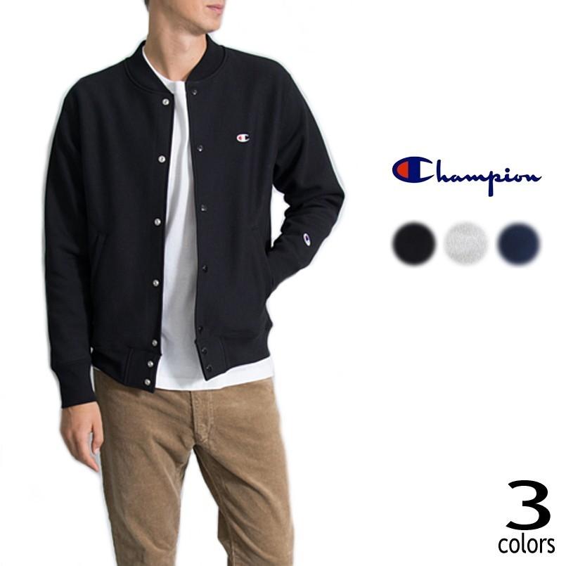 Champion ストームシェル スナップ スウェット ジャケット カーディガン Champion（チャンピオン） 交換送料片道無料 ウェア リバースウィーブ