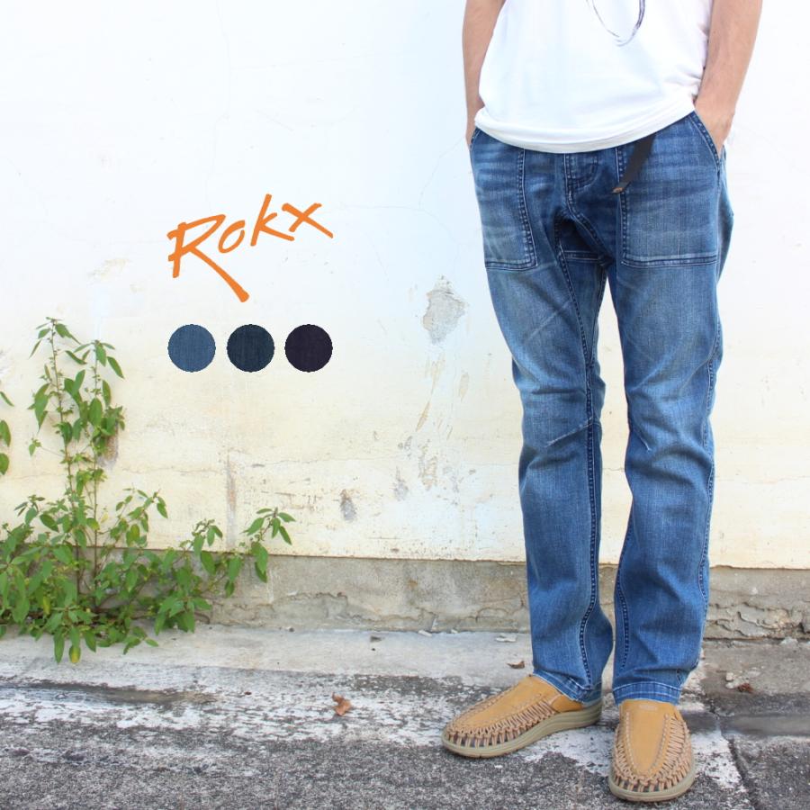 【2021福袋】 定番 ロックス WASH ONE USED DARK USED MID RXMS191008 パンツ ファティーグ デニム ROKX パンツ、ズボン