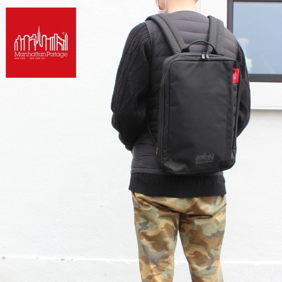 定番 マンハッタンポーテージ Manhattan Portage バッグ パシフィック テムズ バックパック PACIFIC THAMES BACKPACK 2218-HP-WP ブラック BLK