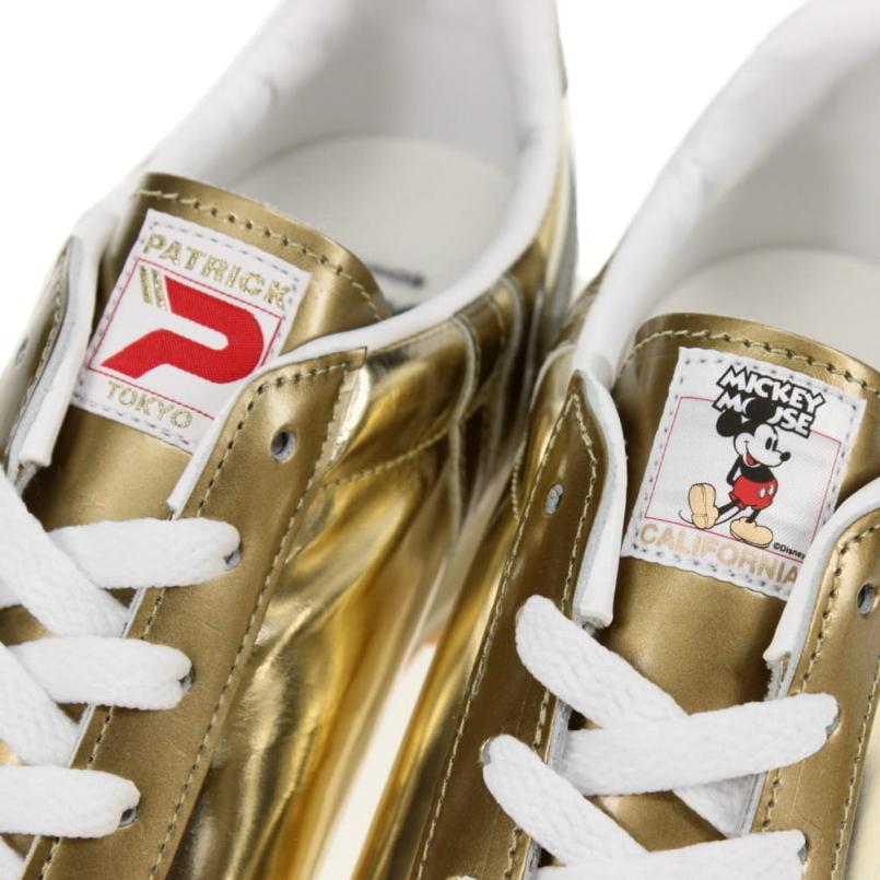 パトリックスニーカーゴールドライン23cm パトリックスニーカー