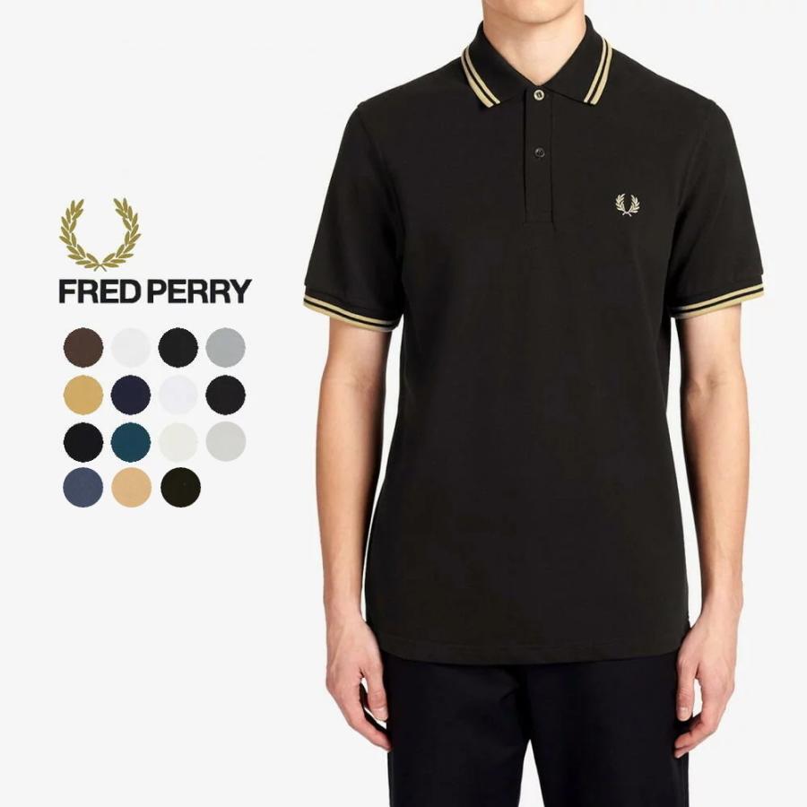定番 イングランド製 フレッドペリー FRED PERRY ティップライン ポロシャツ M12 103 106 120 157 181 186