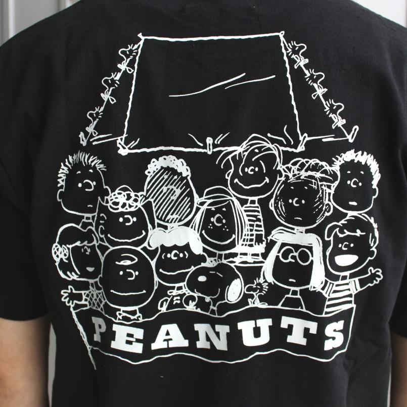 交換送料片道無料 ケルティ ウェア ピーナッツ ポケット ファミリー Tシャツ PEANUTS POCKET FAMILY T-SHIRT ホワイト ブラック KE-211-13032｜sneakersoko｜08