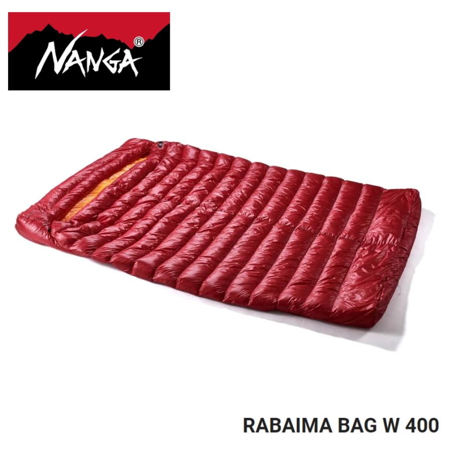 NANGA（ナンガ） 定番 寝袋 2人用 ラバイマ バッグ W 400 RABAIMA BAG