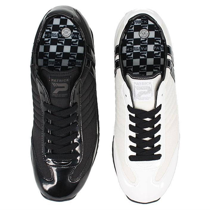 交換返品送料無料 パトリック スニーカー マラフル エナメル MARAFUL-EN ホワイト(WHT/503770) ブラック(BLK/503771) PATRICK（パトリック） 交換返品送料無料 スニーカー マラフル