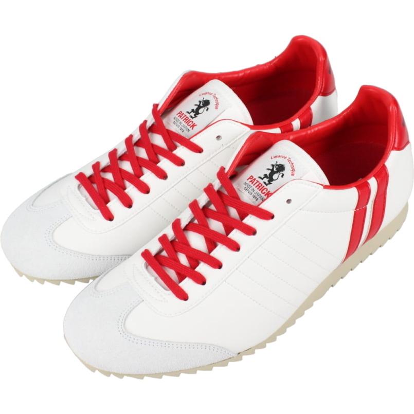 交換返品送料無料 パトリック スニーカー ラーデ RHADE ホワイト/レッド WH/RD 504150 PATRICK（パトリック） 交換返品送料無料 スニーカー ラーデ RHADE