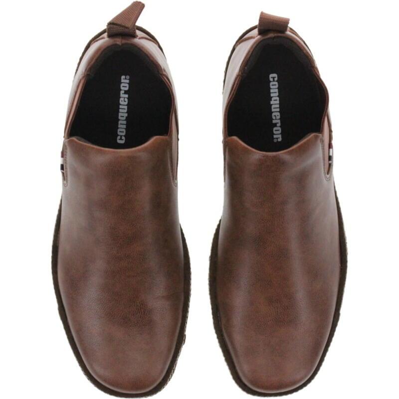 交換送料片道無料 コンカラー シューズ ハミルトン レザー HAMILTON LEA ブラウン 10058680 えびす屋 すにーかー