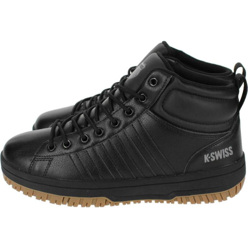 K-SWISS（ケースイス） 交換送料片道無料 K・SWISS スニーカー KSLW 05 MID ブラック/ブラック : えびす屋 ...