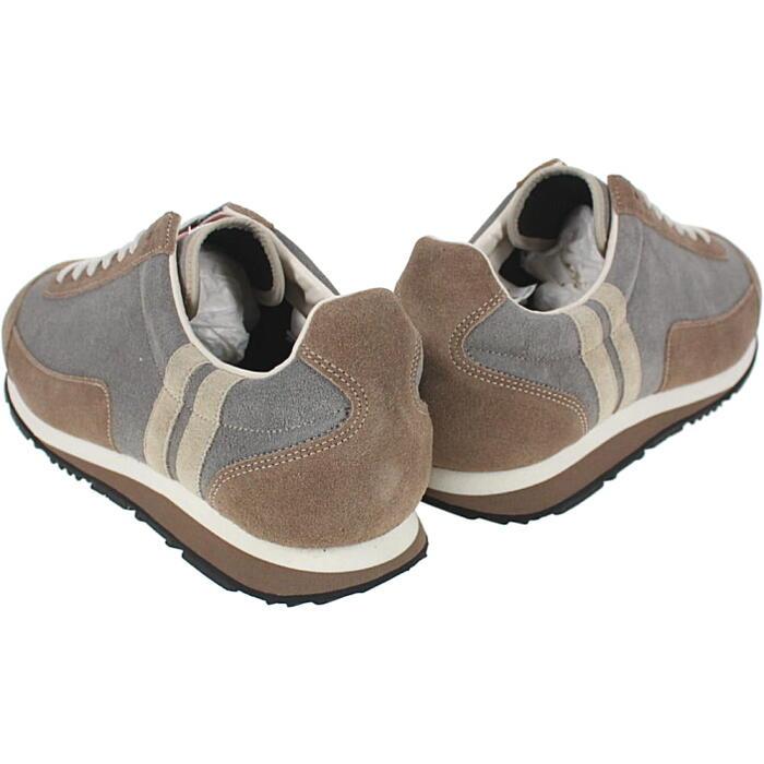 交換返品送料無料 パトリック スニーカー ボストンサン BOSTONSUN グレー/ブラウン G/BR 504574 PATRICK（パトリック） 交換返品送料無料 スニーカー ボストンサン