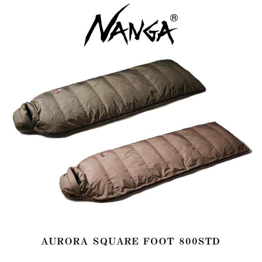 NANGA（ナンガ） 寝袋 オーロラスクエアフット800STD AURORA SQUARE 